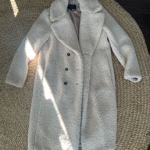 J. Crew Off-White Teddy Jacket